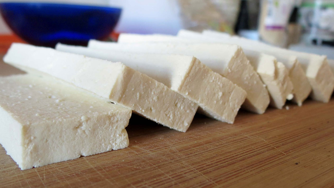 Tofu panado com Corn Flakes